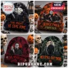 Michael Myers Halloween Beanie Hat 2026 collection featuring horror movie graphics on knit caps in varied color schemes.