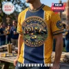 Michigan Wolverines t-shirt featuring a 3D wolverine, stadium graphic, and team logo in maize and blue textures.!