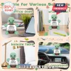 Crochet turtle plush toy with a sign reading You are Turtle-y Awesome displayed on a desk, nightstand, and car dashboard.!
