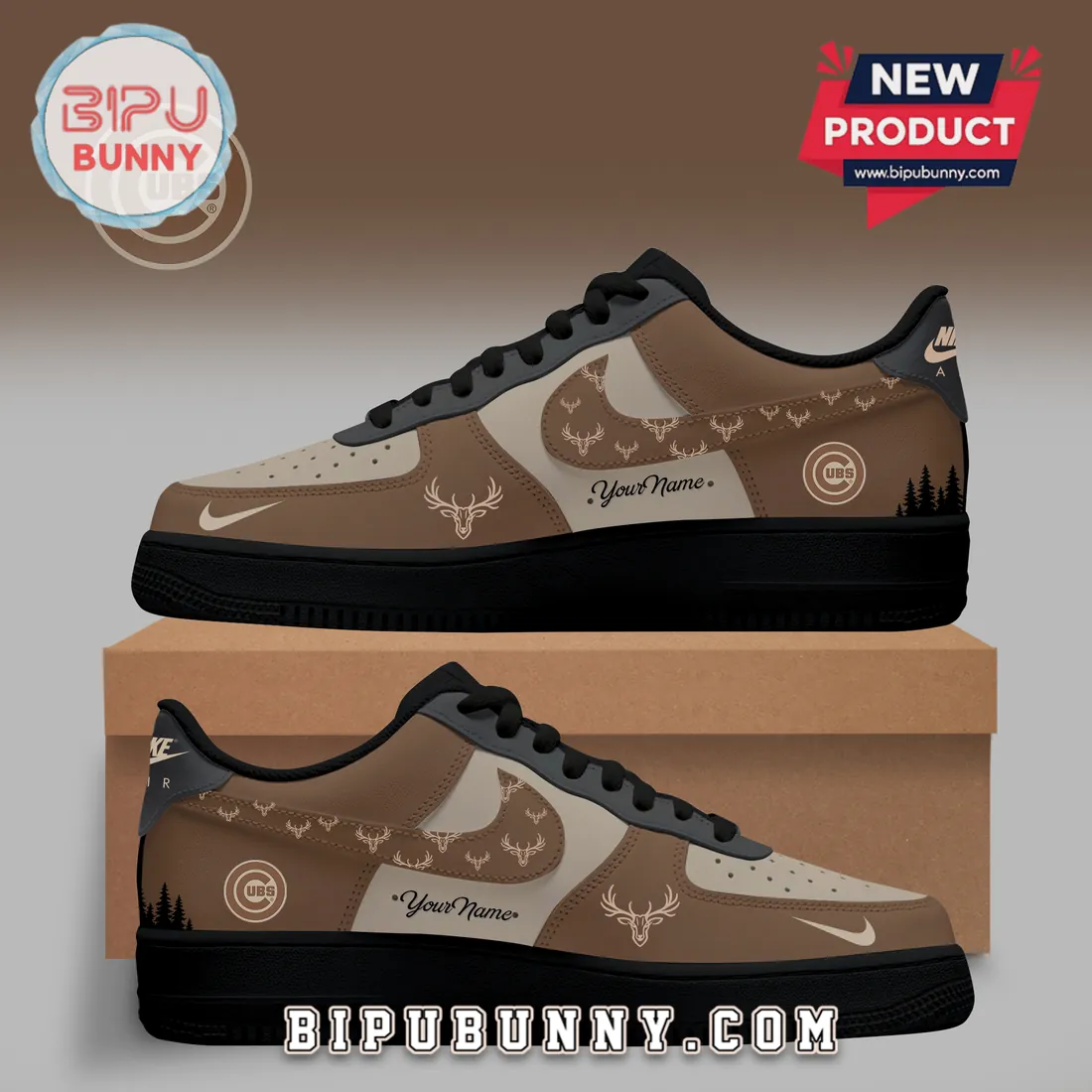 MLB Team Hunting Season Edition Custom Nike Air Force 1 Sneakers MLB Team Hunting Season Edition Custom Nike Air Force 1 Sneakers