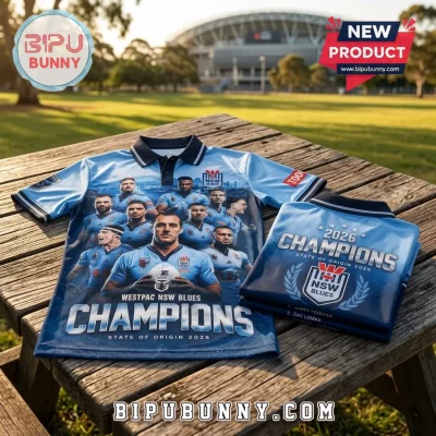 New South Wales Blues 2026 Champions Blue Polo Shirt