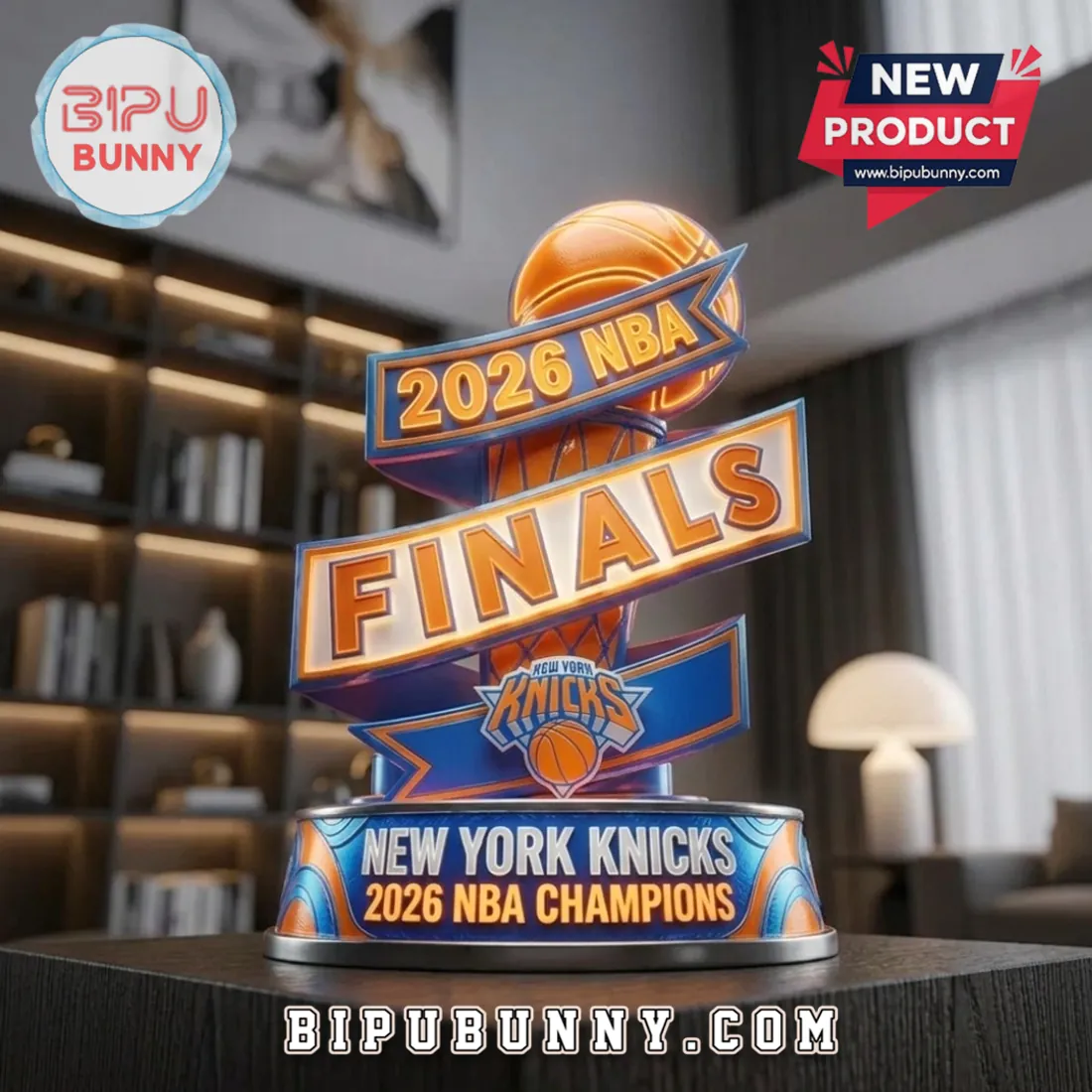 New York Knicks 2026 NBA Champions Acrylic Light Box New York Knicks 2026 NBA Champions Acrylic Light Box