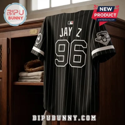 New York Yankees Jay-Z Reasonable Doubt Black Baseball Jersey