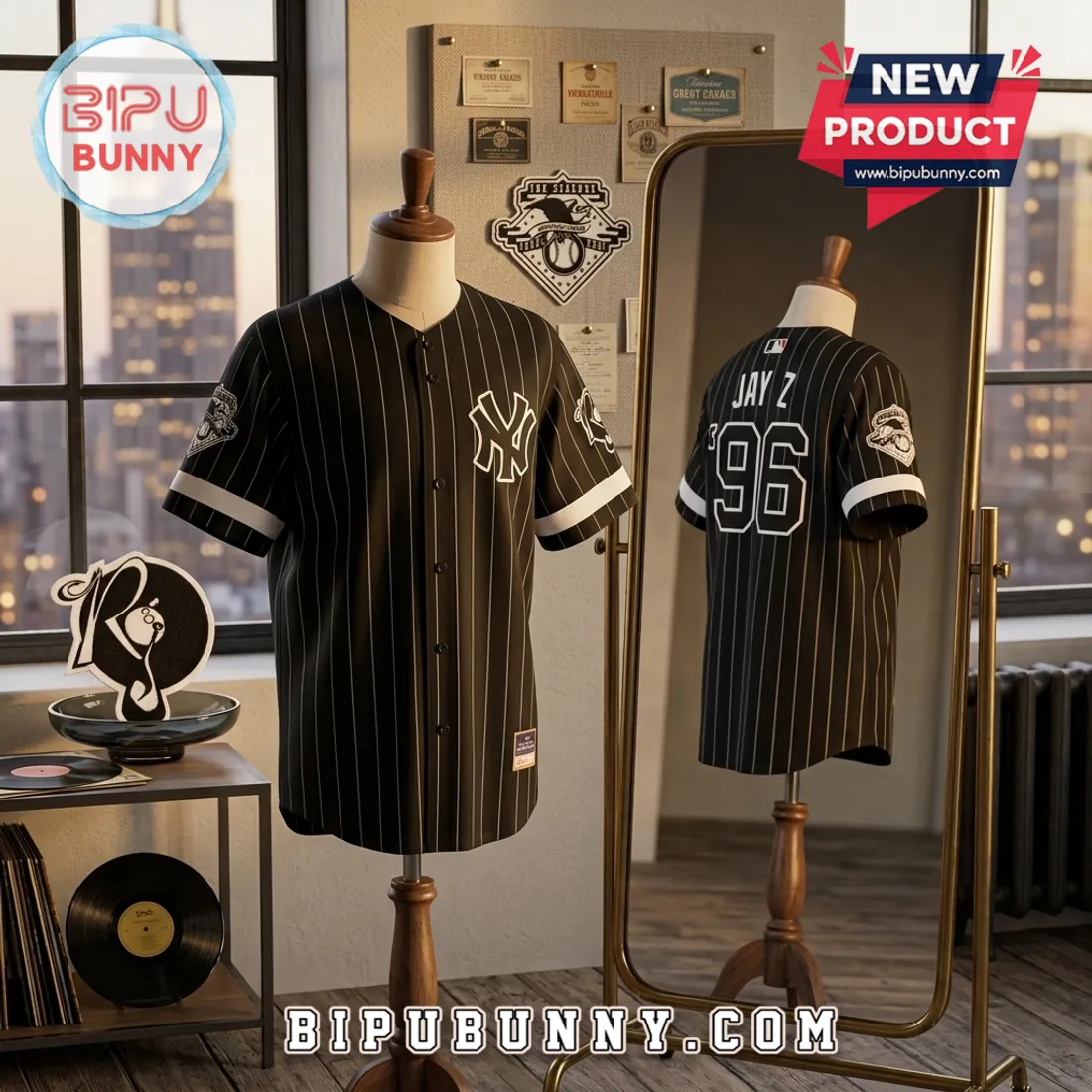New York Yankees Jay-Z Reasonable Doubt Black Baseball Jersey New York Yankees Jay-Z Reasonable Doubt Black Baseball Jersey