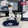 New York Yankees MLB Sculpted Player Figurine of Giancarlo Stanton in a pinstripe uniform on a blue team base.