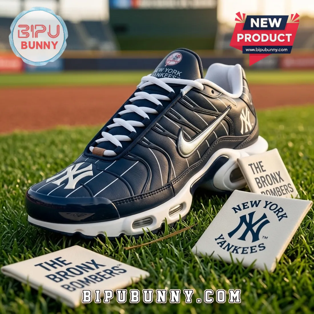 New York Yankees Navy Blue Athletic Sport Shoes New York Yankees Navy Blue Athletic Sport Shoes