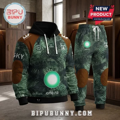 New Zealand Warriors 2026 Forest Camo Hoodie and Joggers