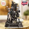 NieR:Automata 10th anniversary multi-character resin statue featuring 2B, 9S, A2, and Emil on a decorative rocky base.!