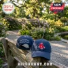 Navy blue baseball cap with red Boston Red Sox logo and white text reading Noah Kahan Live At 20 Fenway Park 26.!