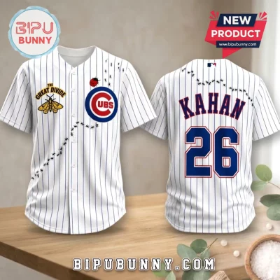 Noah Kahan Chicago Cubs Pinstripe Baseball Jersey