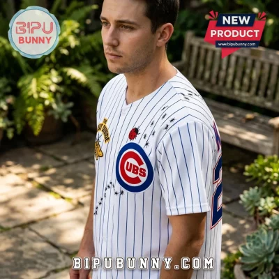 Noah Kahan Great Divide Chicago Cubs Pinstripe Baseball Jersey