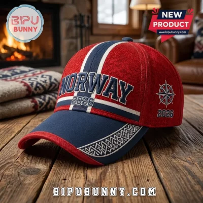Norway 2026 Embroidered Baseball Cap