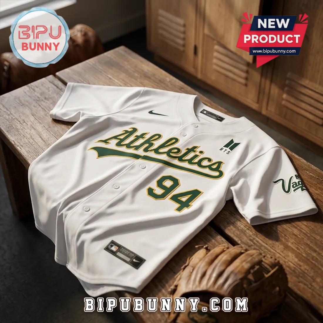 Oakland Athletics x BTS 2026 Limited Edition Baseball Jersey Oakland Athletics x BTS 2026 Limited Edition Baseball Jersey