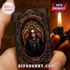 Black metal lighter featuring an Ozzy Osbourne portrait in a gold ornate frame with text reading Rock Legend 1948-2025.!