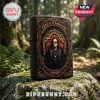 Matte black metal lighter featuring an ornate gold frame surrounding an image of Ozzy Osbourne and text Rock Legend 1948-2025.!