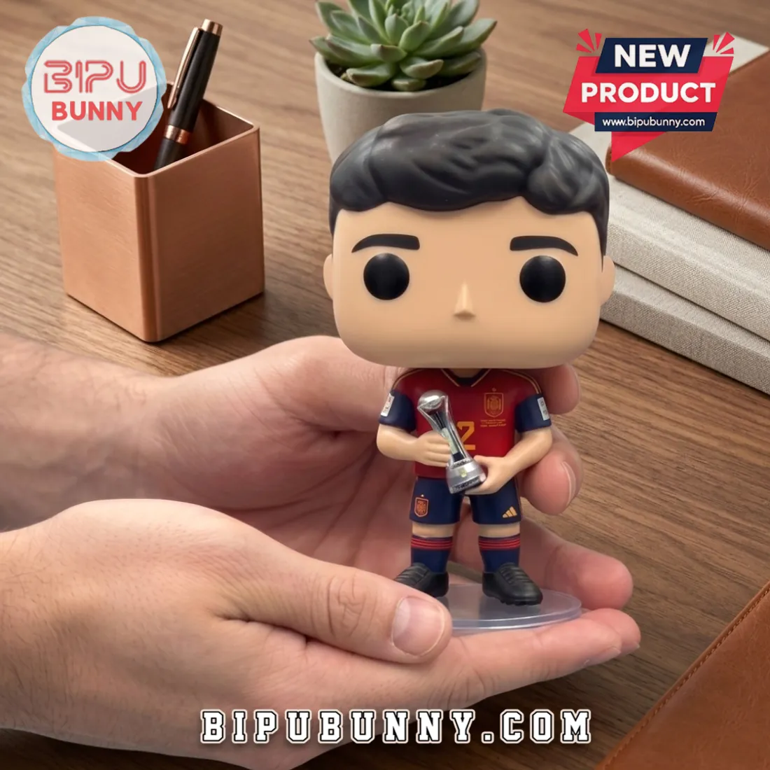Pau Cubarsi Spain 2026 World Cup Vinyl Figure Pau Cubarsi Spain 2026 World Cup Vinyl Figure