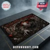 Pennywise Welcome To Derry Horror Movie Doormat featuring a graphic of the clown emerging from debris with red balloons.