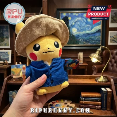 Pikachu x Van Gogh Museum Starry Night Plush Toy Pikachu x Van Gogh Museum Starry Night Plush Toy