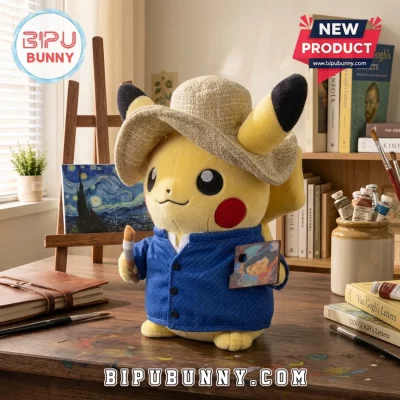 Pikachu x Van Gogh Museum Starry Night Plush Toy