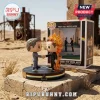 Pink Floyd Wish You Were Here Funko Pop vinyl figure set on a black prismatic base standing on a concrete desert surface.!