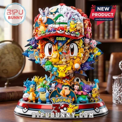 Pokemon 30th Anniversary Ash Ketchum Sculpted Resin Statue