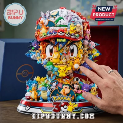 Pokemon 30th Anniversary Ash Ketchum Sculpted Resin Statue