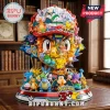 Pokémon 30th anniversary character sculpture featuring Ash Ketchum covered in miniature figures on a Poké Ball base.!