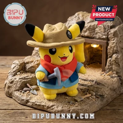Pokémon Fossil Museum Excavator Pikachu Plush Toy