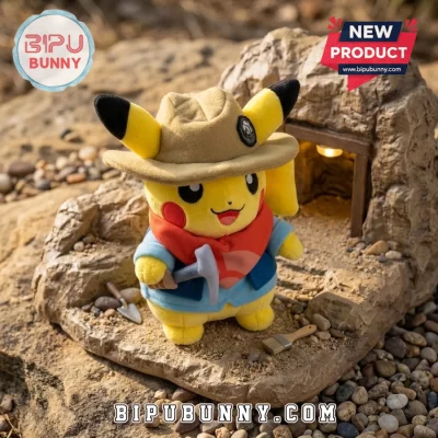 Pokémon Fossil Museum Excavator Pikachu Plush Toy