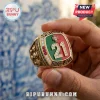 Diogo Jota Portugal national football team commemorative gold championship ring with number 21 and enamel detailing.!