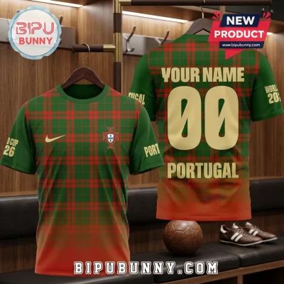 Portugal National Team 2026 Tartan Plaid Shirt