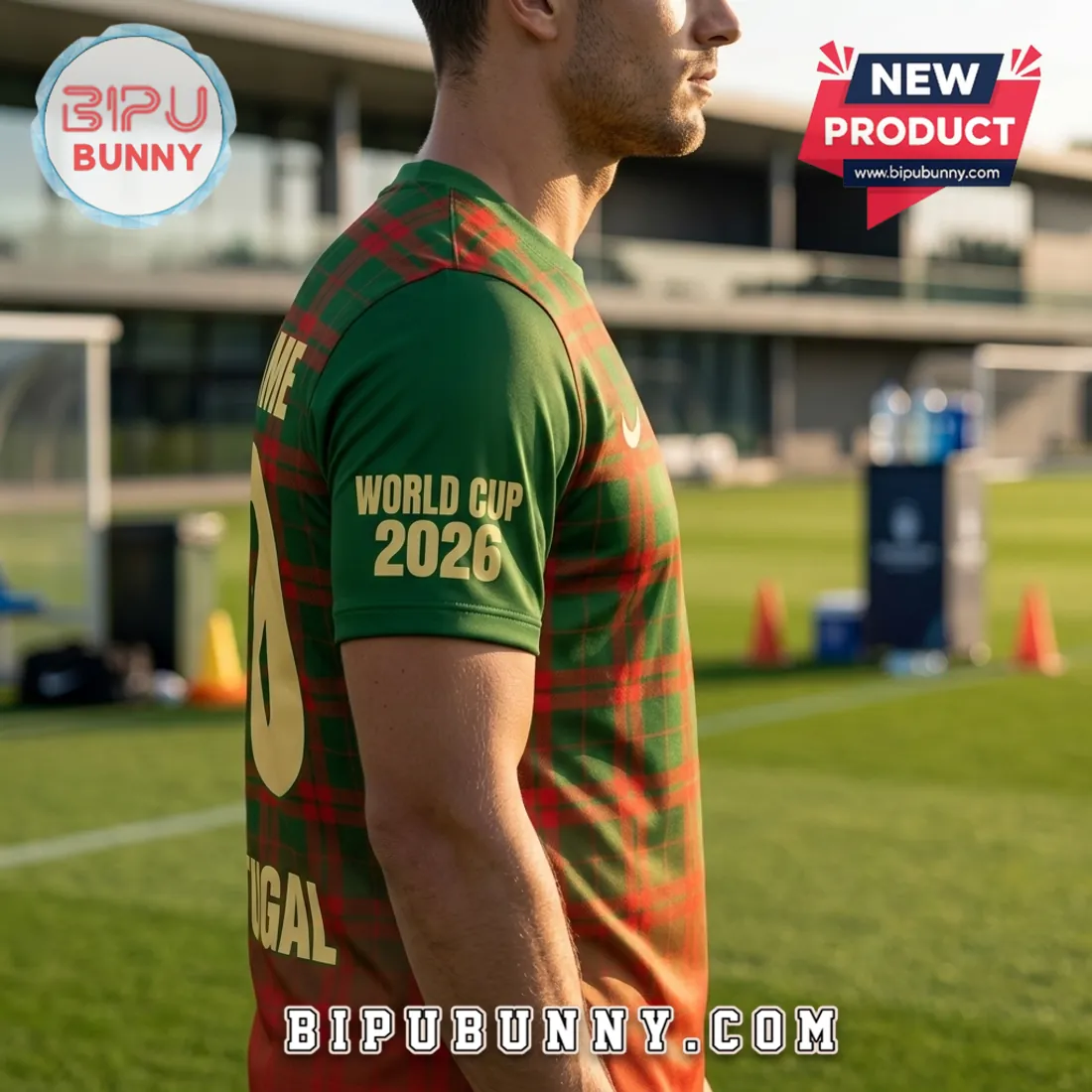 Portugal National Team 2026 Tartan Plaid Shirt Portugal National Team 2026 Tartan Plaid Shirt