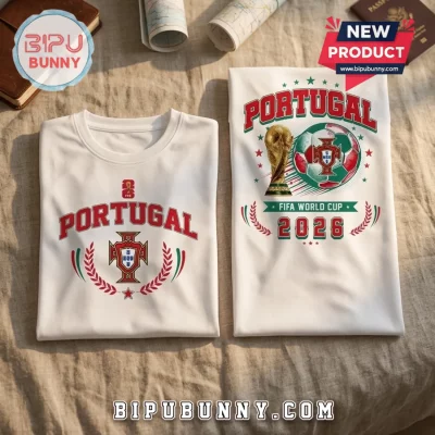 Portugal National Team FIFA 2026 World Cup White T-Shirt