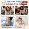 Small grey crochet elephant toy with a positive affirmation card held by women and children in various gift settings.!