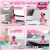Pink crochet flamingo doll holding a sign that reads You are totally flamazing and flocking fabulous on various surfaces.!