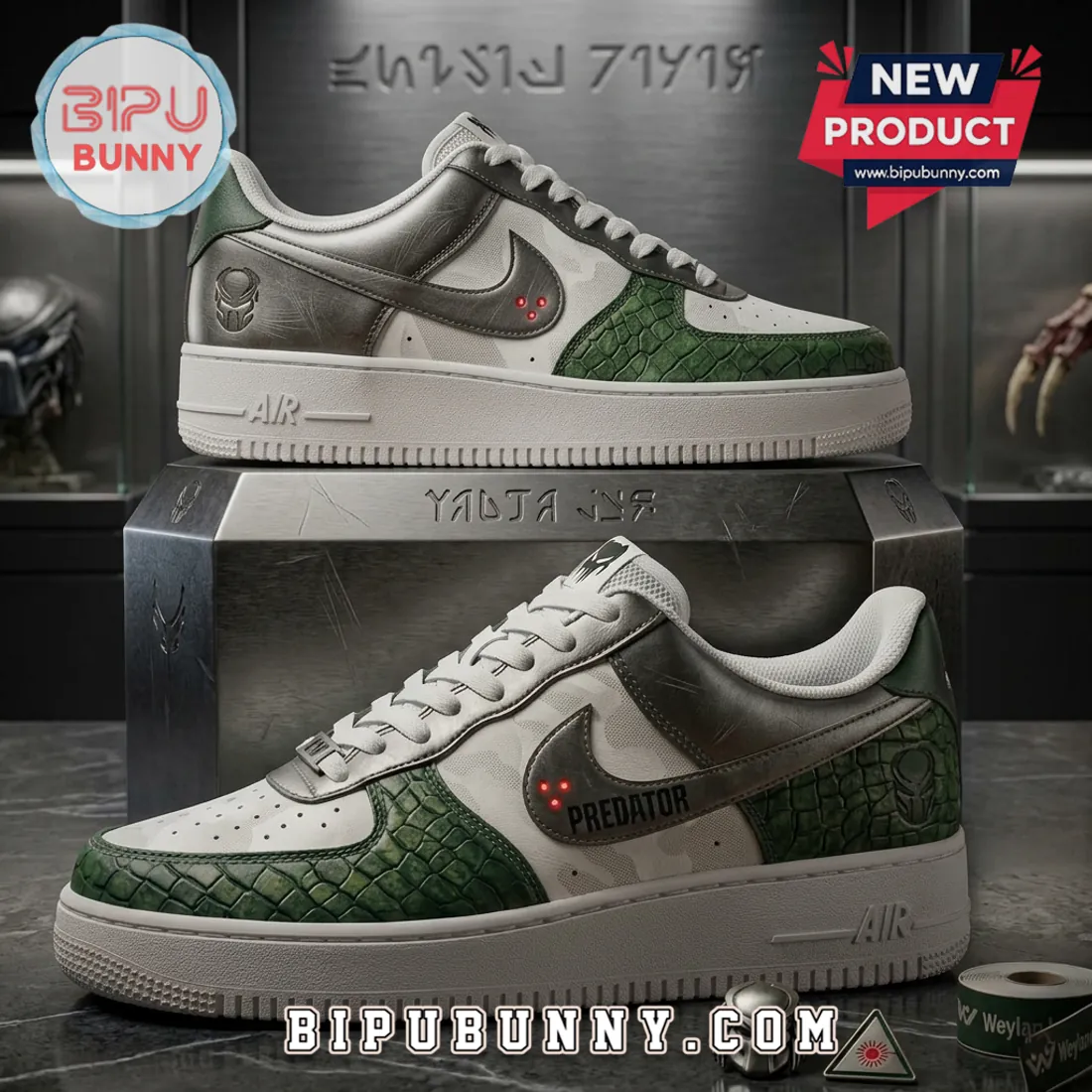 Predator Custom Air Force 1 Sneakers Predator Custom Air Force 1 Sneakers