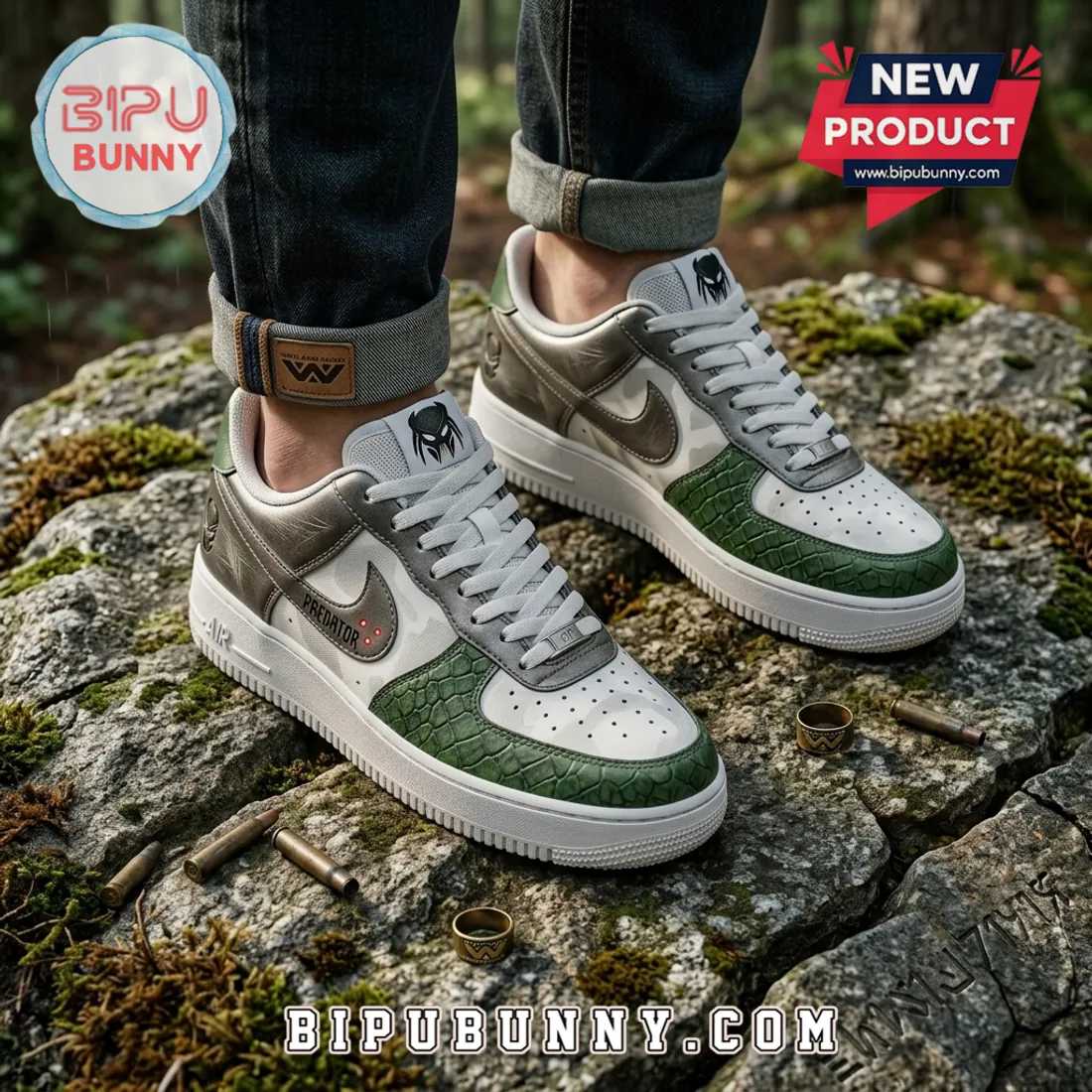 Predator Custom Air Force 1 Sneakers Predator Custom Air Force 1 Sneakers