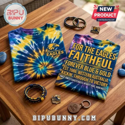 Premium West Coast Eagles Tie Dye T-Shirt