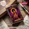 Chrome metal lighter featuring Prince artwork with Saint Prince and Purple Mystery text on a wooden desk with a fountain pen.!