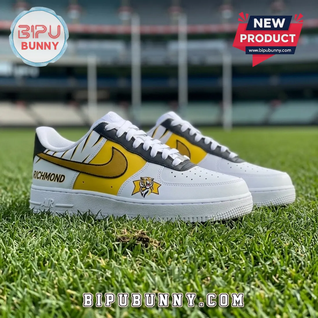 Richmond Football Club Custom Air Force 1 Sneakers Richmond Football Club Custom Air Force 1 Sneakers