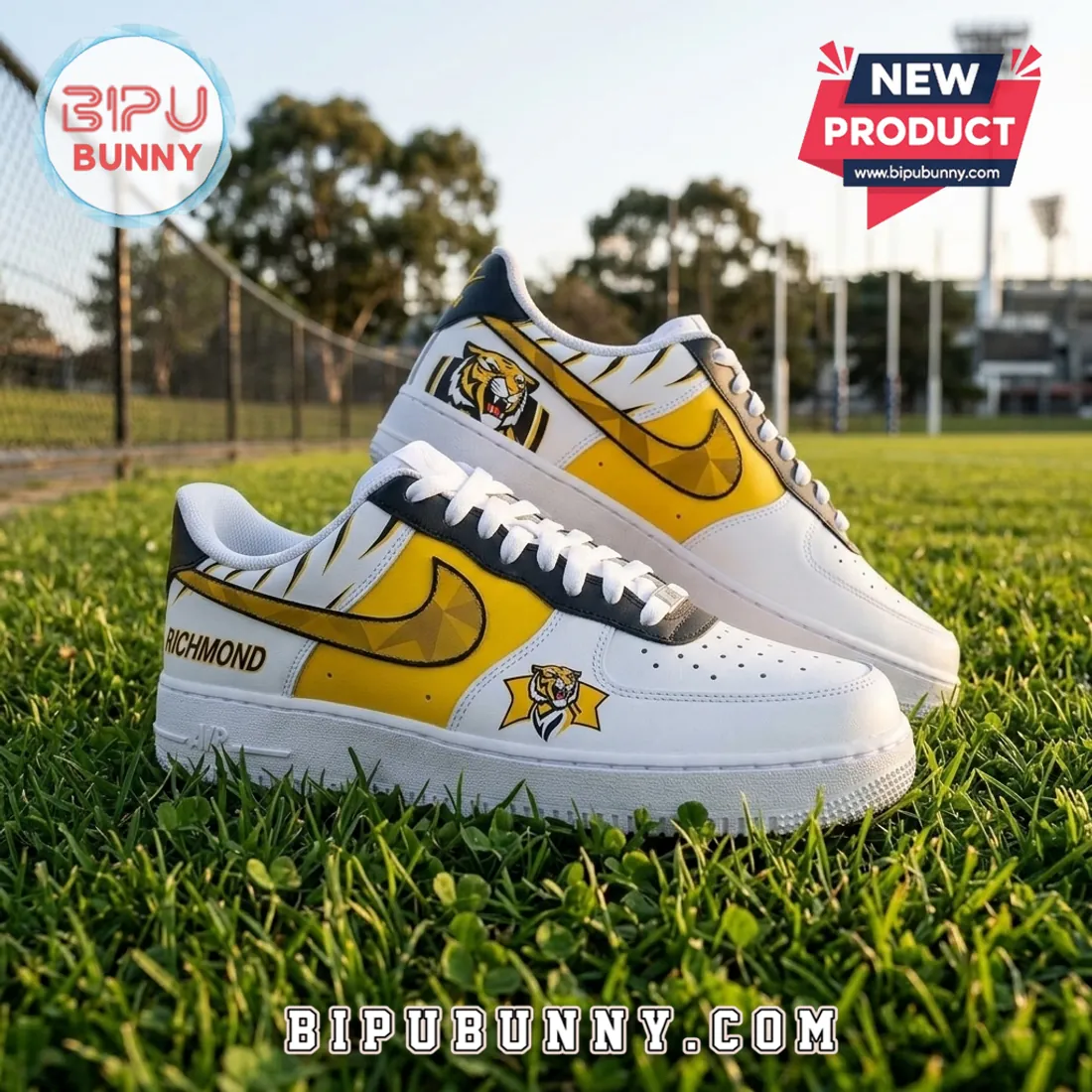 Richmond Football Club Custom Air Force 1 Sneakers Richmond Football Club Custom Air Force 1 Sneakers