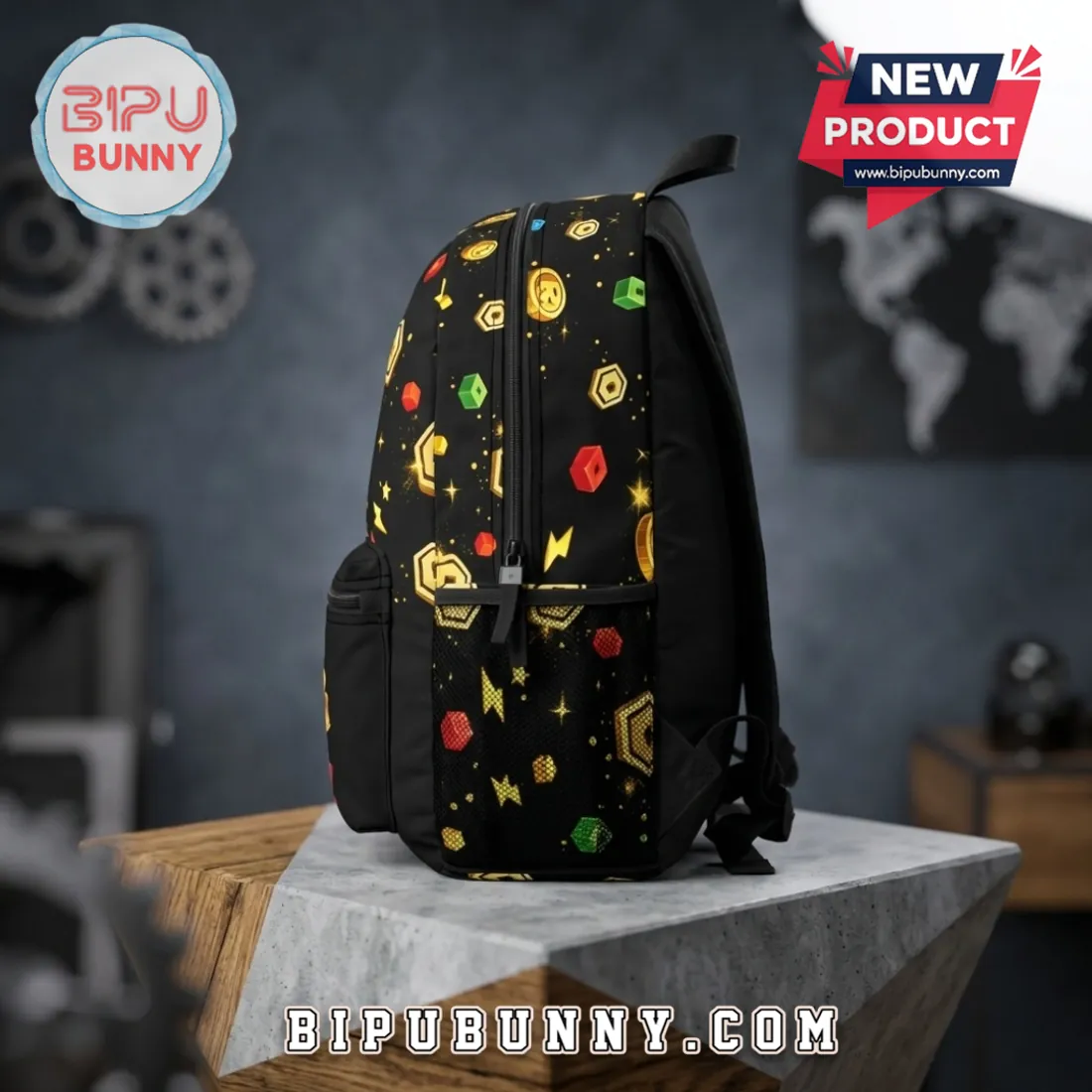 Roblox Block World Custom Name Kids Backpack Roblox Block World Custom Name Kids Backpack