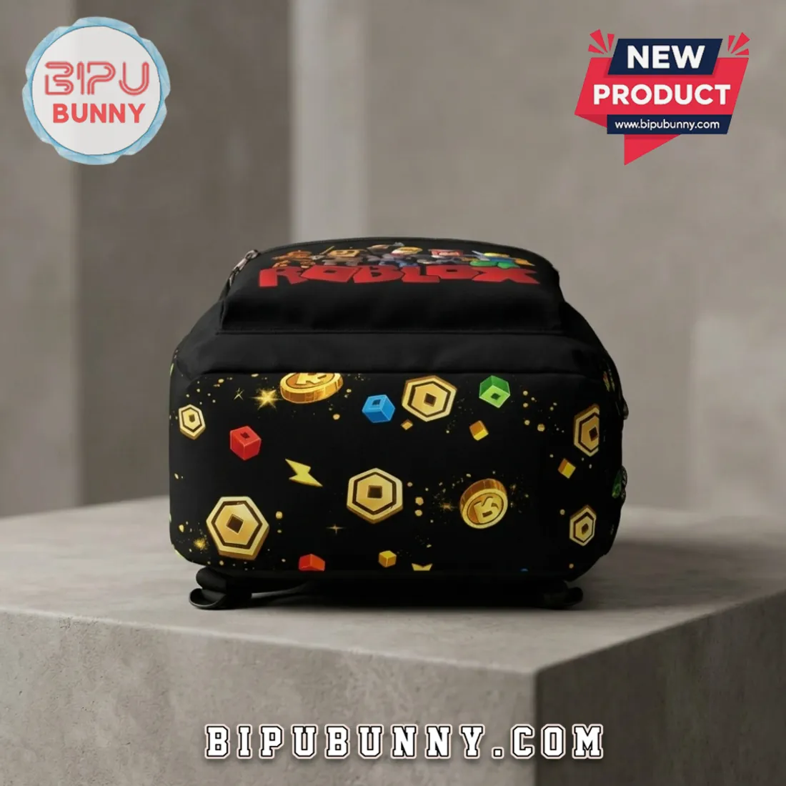 Roblox Block World Custom Name Kids Backpack Roblox Block World Custom Name Kids Backpack