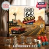 Route 66 100th Anniversary Monopoly board game box with metal tokens of a diner sign, gas pump, windmill, and shield.!