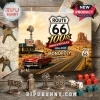 Route 66 100th Anniversary Monopoly game board box with metal diner, gas pump, windmill, and road sign playing tokens.!