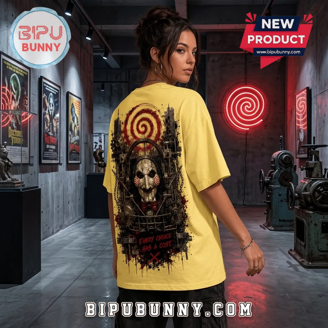 Saw Billy The Puppet Yellow T-Shirt Saw Billy The Puppet Yellow T-Shirt