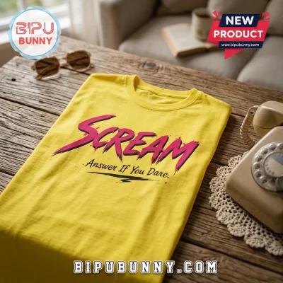 Scream Answer If You Dare 2026 Halloween T-Shirt