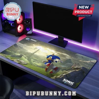 Sonic Frontiers 35th Anniversary LED Gaming Desk Mat