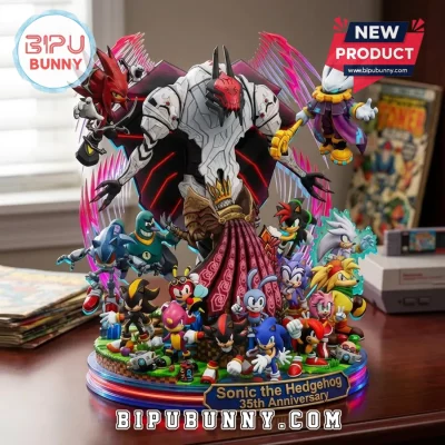 Sonic the Hedgehog 35th Anniversary Acrylic Diorama Plaque