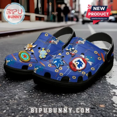 Sonic the Hedgehog 35th Anniversary Crocs With Charms